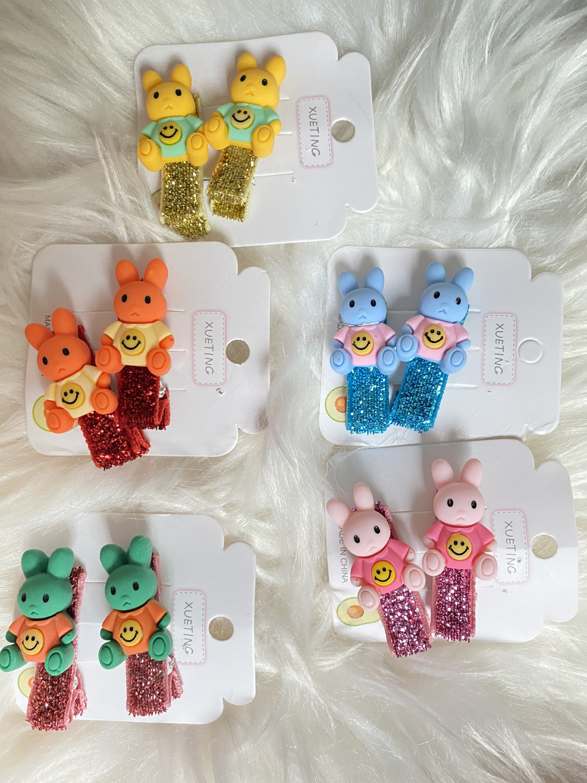 Set 2 kẹp hình thỏ cho bé gái