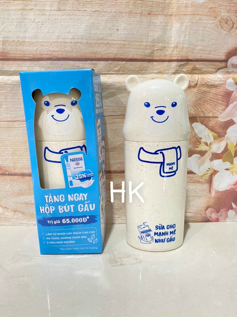Hộp đựng bút nhựa lúa mạch hkm Nestle
