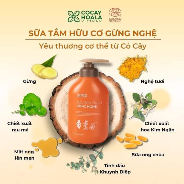 Herbal ginger herbal shower gel 500ml-new version