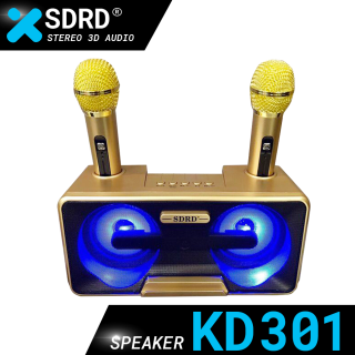HCMLoa Karaoke Mini SD-301 + Kèm 2 Micro Hay Độc Lạ âm thanh to chuẩn hát thumbnail