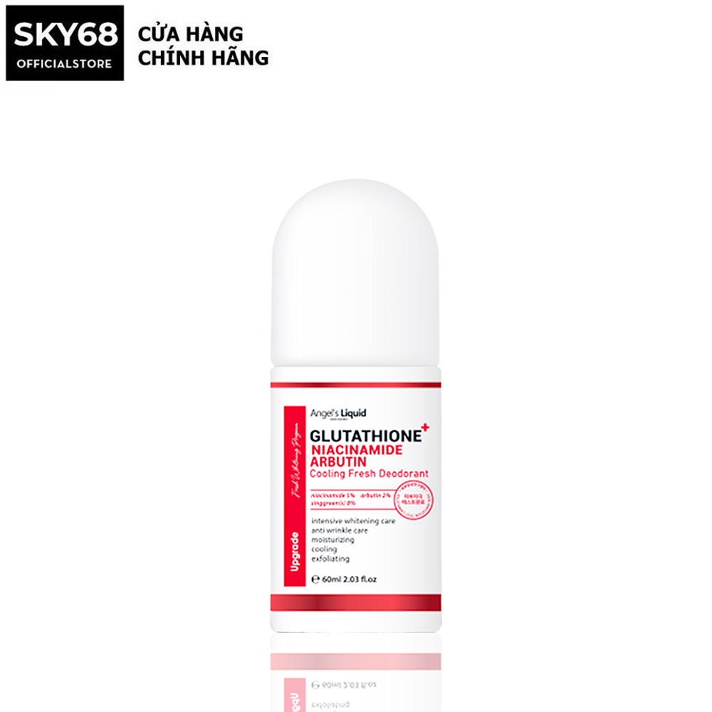 [Che Tên Nhạy Cảm] Lăn Nách Ngăn Mùi, Giảm Thâm Vùng Nách Angel’s Liquid Glutathione Fresh-Up Whitening Magic Deo Stick 60ml