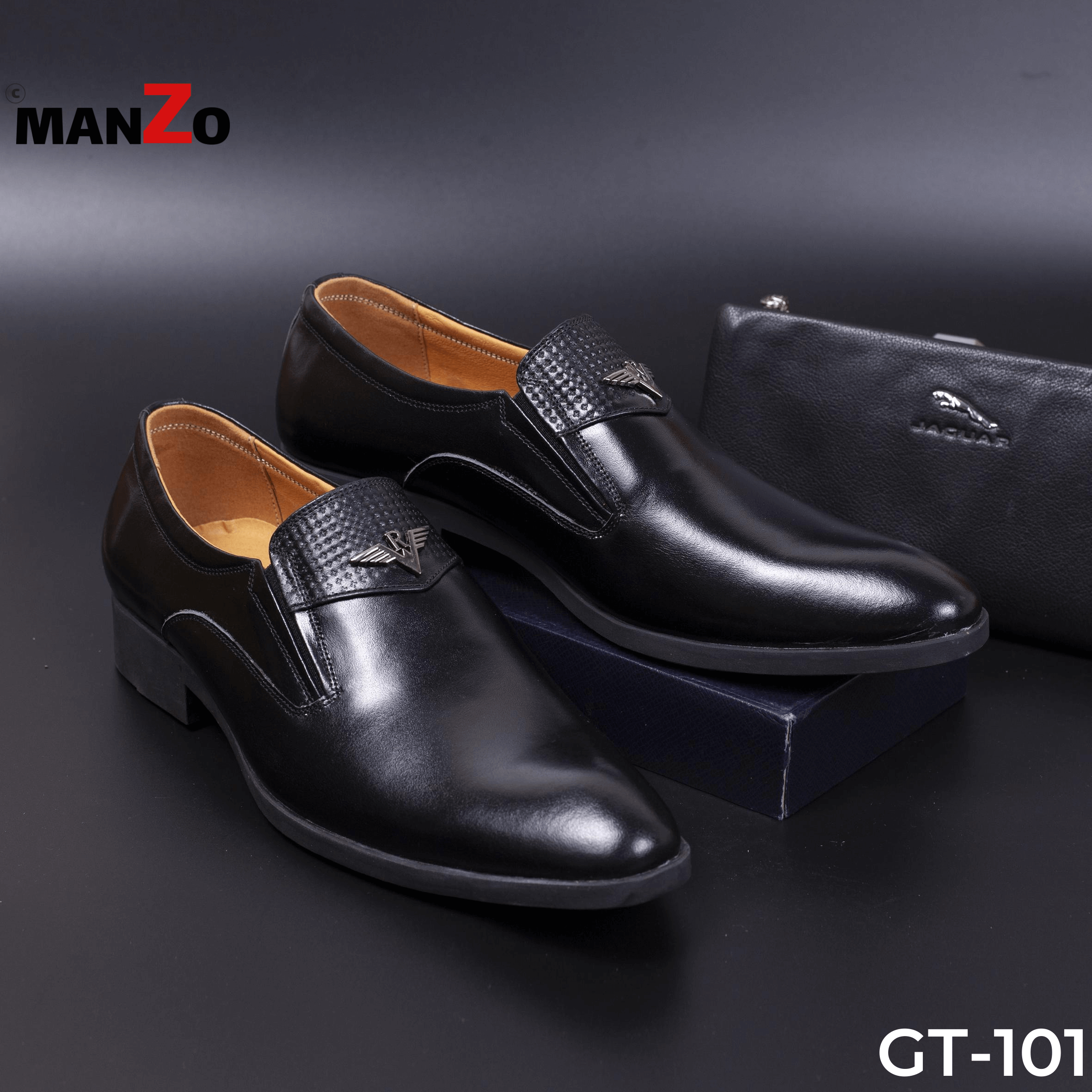 Giày da nam công sở cao cấp MANZO - Bảo hành 12 tháng - GT 101