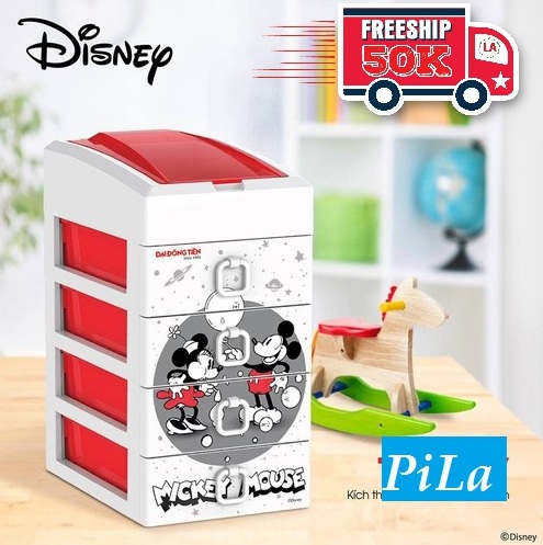 [HCM]Tủ Nhựa MiNi 5 Ngăn Cao Cấp Mickey Tiny