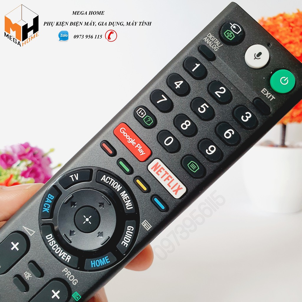 Điều khiển remote giọng nói tivi For sony smart (hàng mới 100)