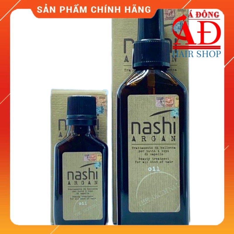 [+Tặng mũ trùm] [VAT] TINH DẦU DƯỠNG TÓC NASHI ARGAN OIL 30ML100ML