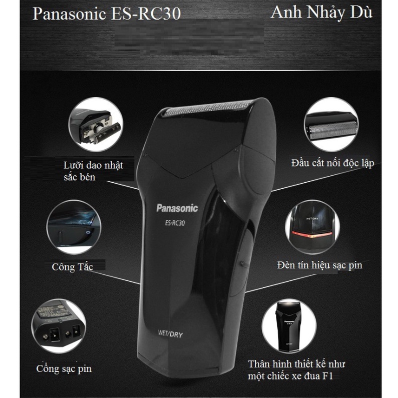 Máy cạo râu Panasonic ES RC30 | Chính Hãng