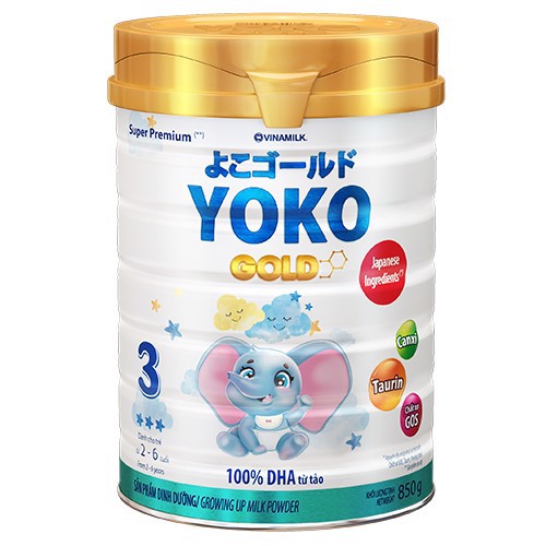 [HCM]Sữa Yoko Gold 850g số 123 - Số 3