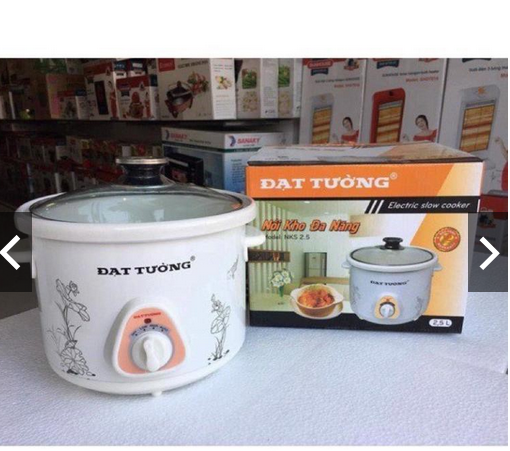 Nồi Kho Cá Đạt Tường, Nồi Hầm Chậm, Ruột Thay Thế, 1,5L