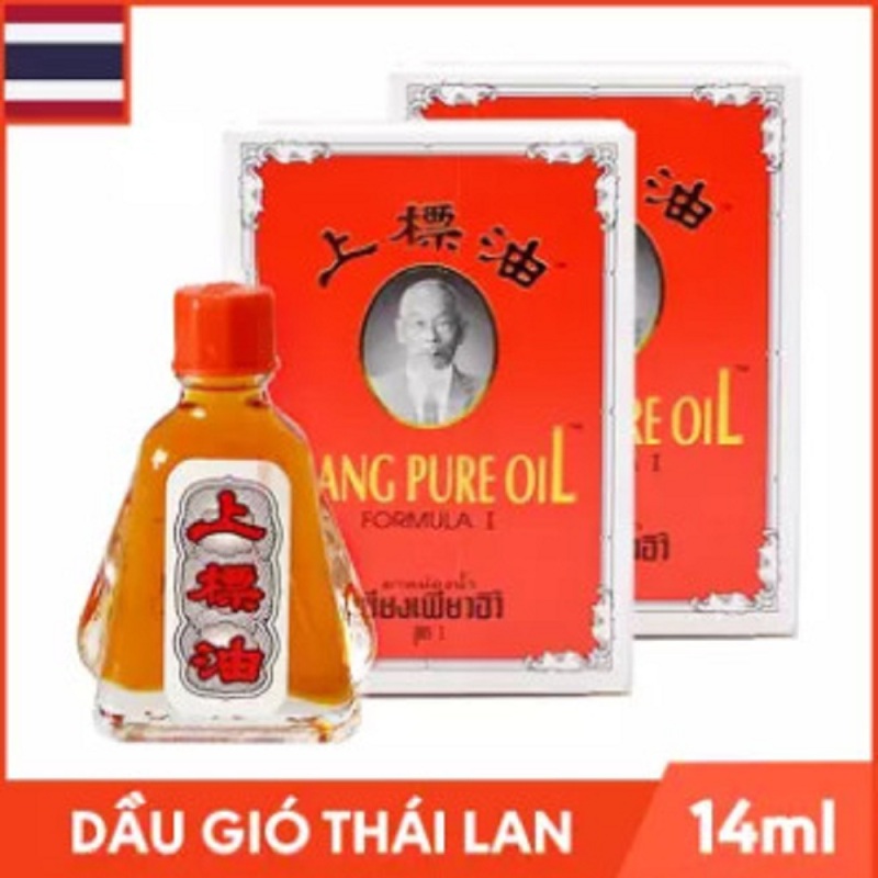 Bộ 2 Dầu Gió Thái Lan Hình Ông Già Siang Pure Oil - Chai 7ml