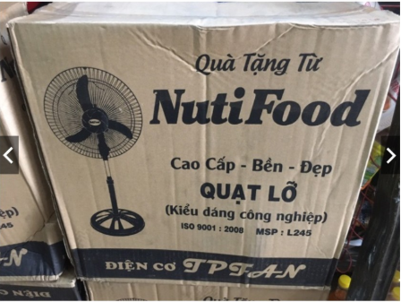 [HCM]QUẠT LỠ ĐỨNG QUÀ TẶNG TỪ NUTIFOOOD