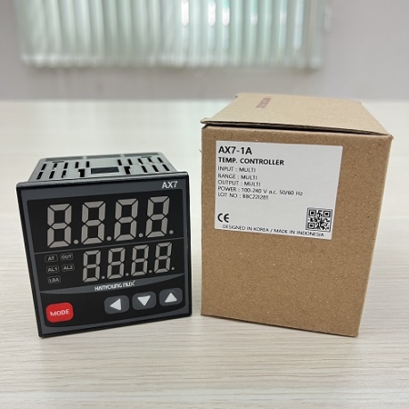 Đồng hồ điều khiển nhiệt độ ax7-1a, ax7-2a, ax7-3a, ax7-4a hanyoung