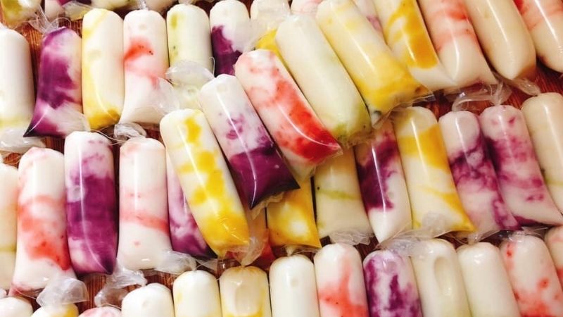 Túi nilong làm kem, làm sữa chua túi