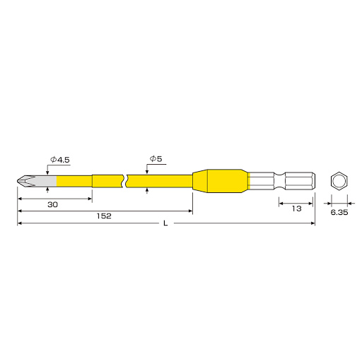 [HCM]Vỉ 1 mũi vít +2 200m/ 300mm Anex Nhật Bản