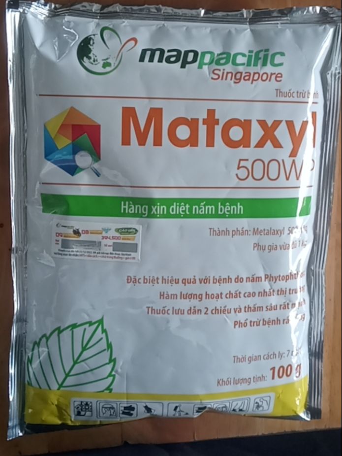 Thuốc trừ bệnh mataxyl 500 wp gói 100gr