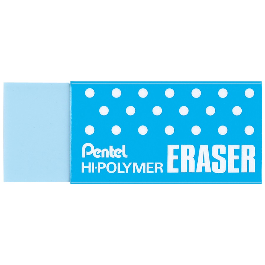 Gôm Tẩy Chì Nhiều Màu Nhật Bản Pentel Hi Polymer ZEH05_CME - Tẩy Siêu Sạch, Ít Bụi, Ít Độc Hại - Cam Kết Nhập Khẩu Và Phân Phối Chính Hãng