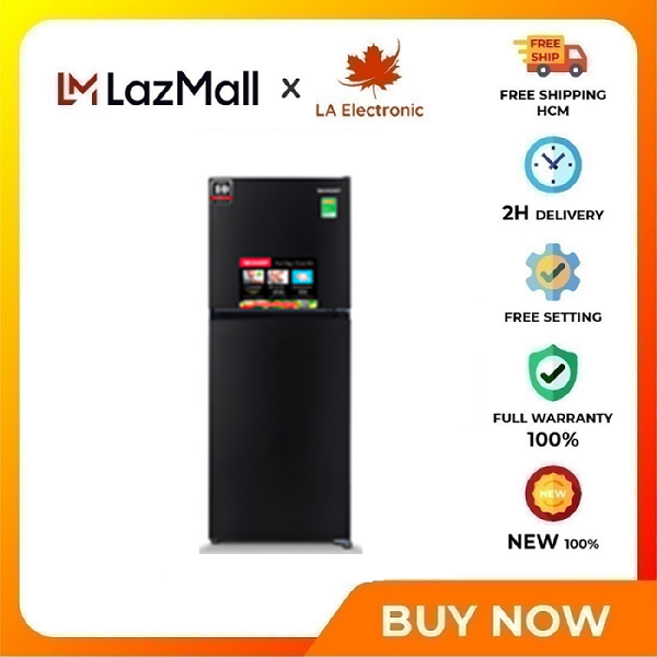 Tủ lạnh sharp inverter 181 lít sj-x198v-dg - miễn phí vận chuyển hcm - thiết kế mới, phù hợp với không gian bếp có diện tích nhỏ gọn