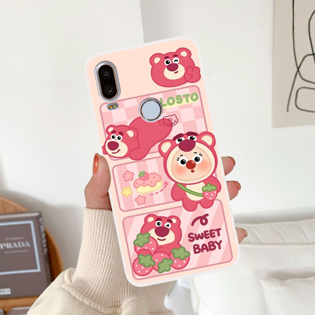 Ốp lưng Vsmart Active 1 / Active 1 Plus / Active 1+ gấu dâu Lotso Disney đáng yêu