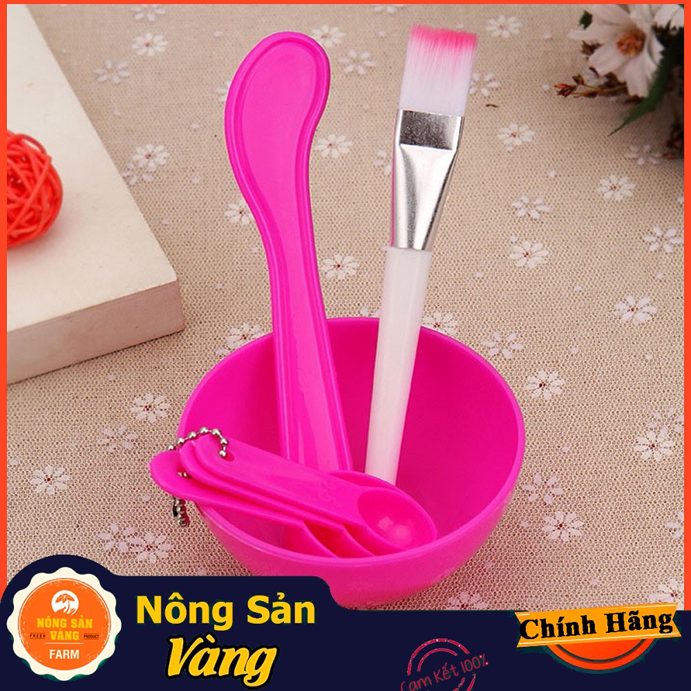 Bộ Chén Cọ Đắp Mặt Nạ, bộ dụng cụ đắp mặt nạ chuyên nghiệp - Nông Sản Vàng