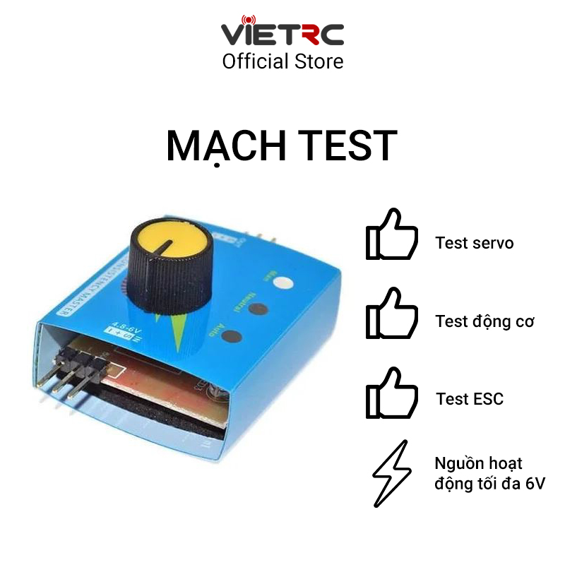 Mạch test động cơ và servo