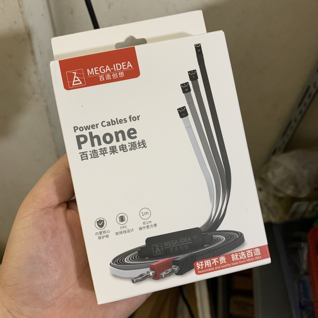 Dây kẹp nguồn iPhone MEGA-IDEA 6-XSM (7-12 Promax)