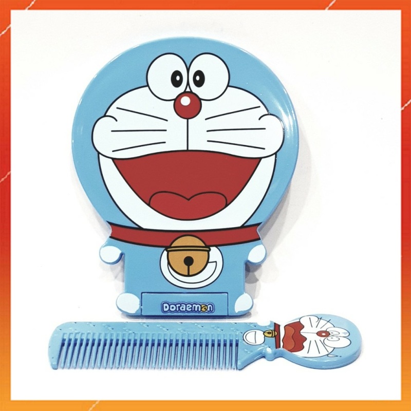 ⏩ Gương mini Doraemon - Hello Kitty bỏ túi, có kèm lược | MSP: 1048 - 1062