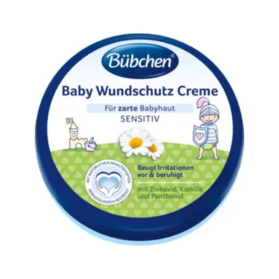 Bubchen, Kem chống hăm Bubchen Baby Wundschutz Cream 150ml (Hàng Đức nhập khẩu)
