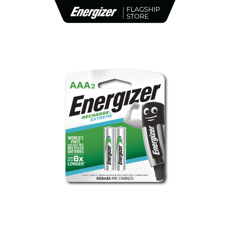 Pin Sạc AAA Energizer 800mAh - Vỉ 2 Viên