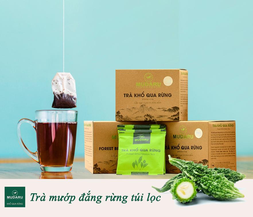 [HCM]Trà Khổ Qua Rừng MuDaRu 25 túi lọc