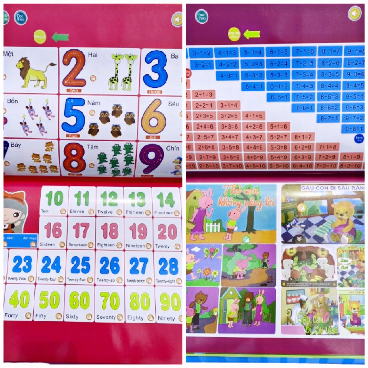 Sách Điện Tử Thông Minh Song Ngữ Cho Bé, Bảng Chữ Cái Điện Tử Thông Minh Song Ngữ - Tin Tin Store