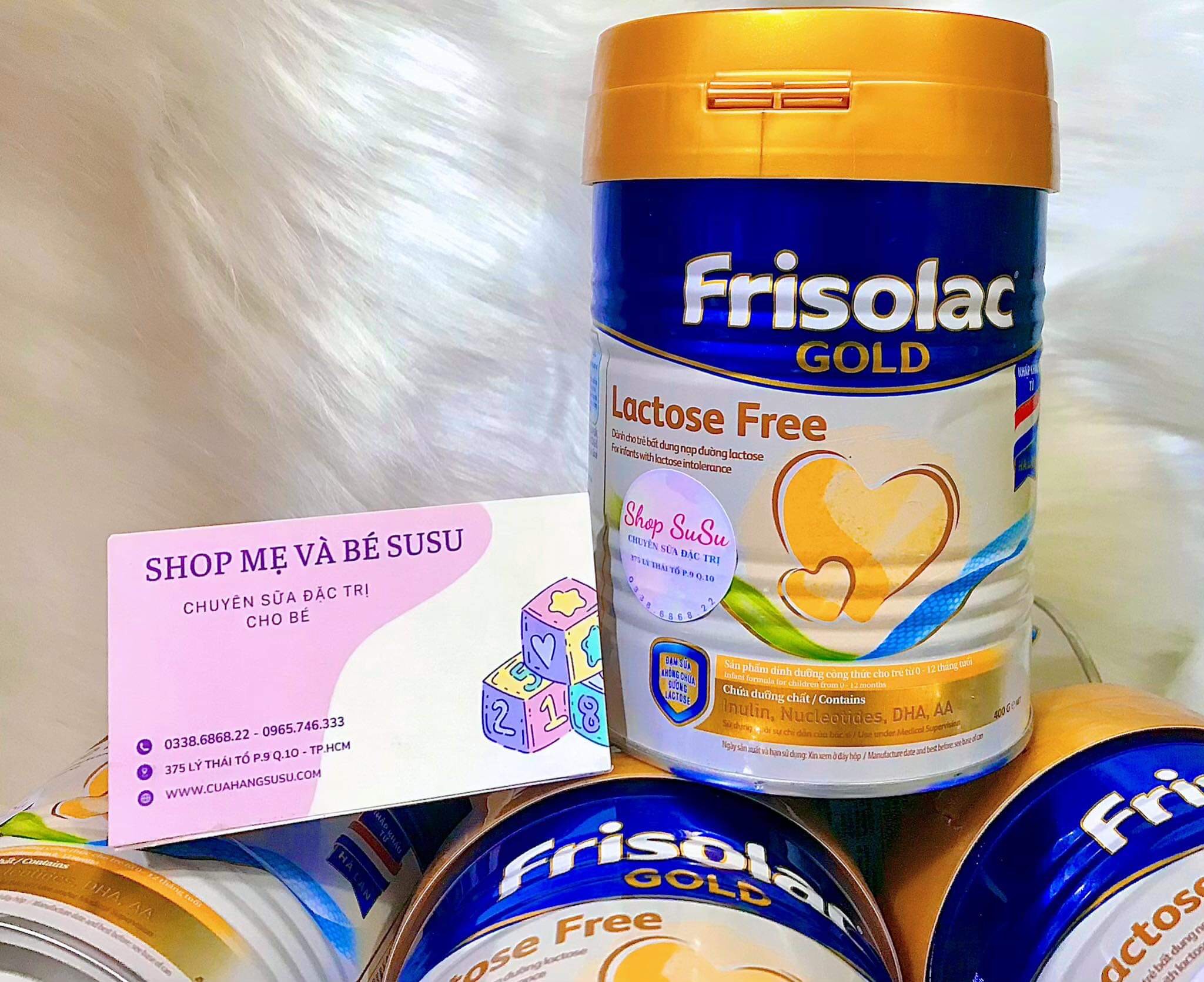 Sữa bột Frisolac Gold Lactose Free 400g