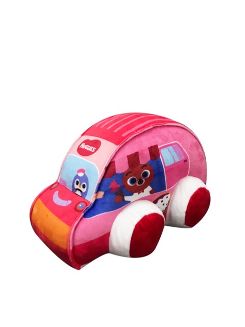 (Size lớn) Ô tô bông Huggies (Được chọn màu)
