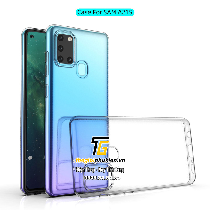 Ốp lưng Samsung Galaxy A21S dẻo trong siêu mỏng 0.5 mm