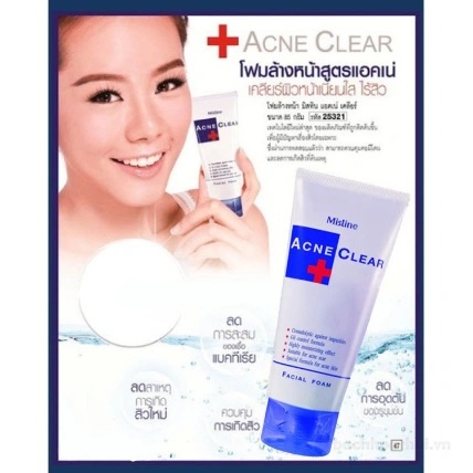 SỮA RỬA MẶT ACNE CLEAR MISTINE Thái Lan