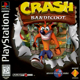 Đĩa game Ps1 Crash Bandicoot - PlayStation 1 - Đua xe cáo