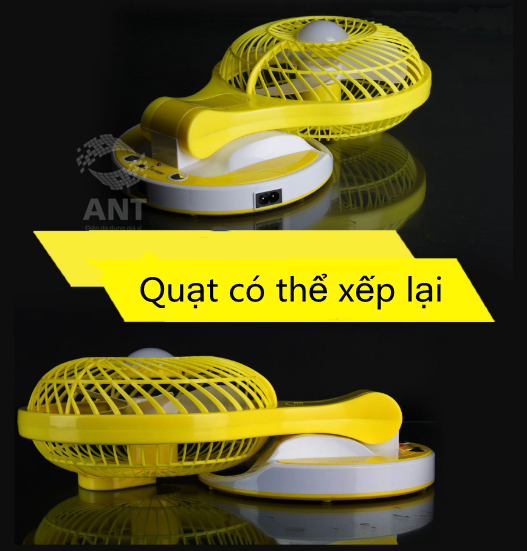 Quạt sạc điện kiêm đèn pin Mini Fan M-5580