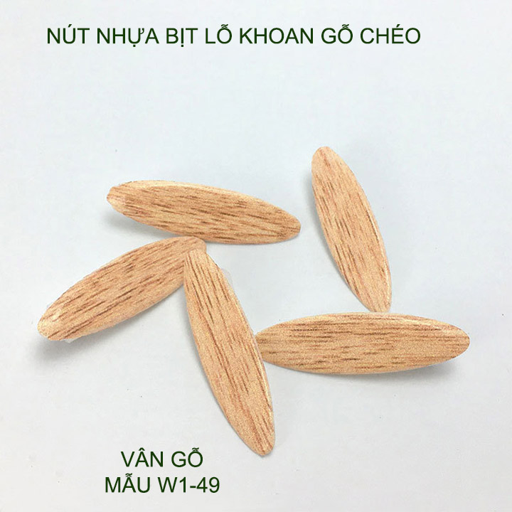 Túi 100 nút nhựa bịt lỗ khoan gỗ chéo (Kho Hà Nội)