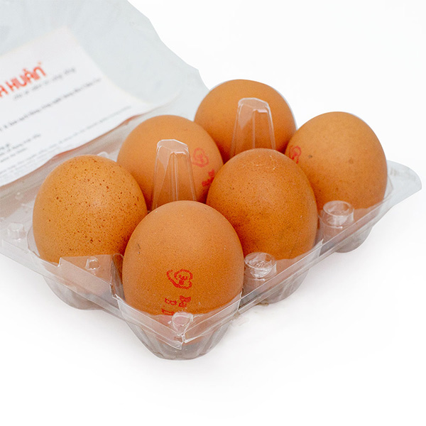 [Siêu thị WinMart] - Trứng gà Ba Huân hộp 6 quả