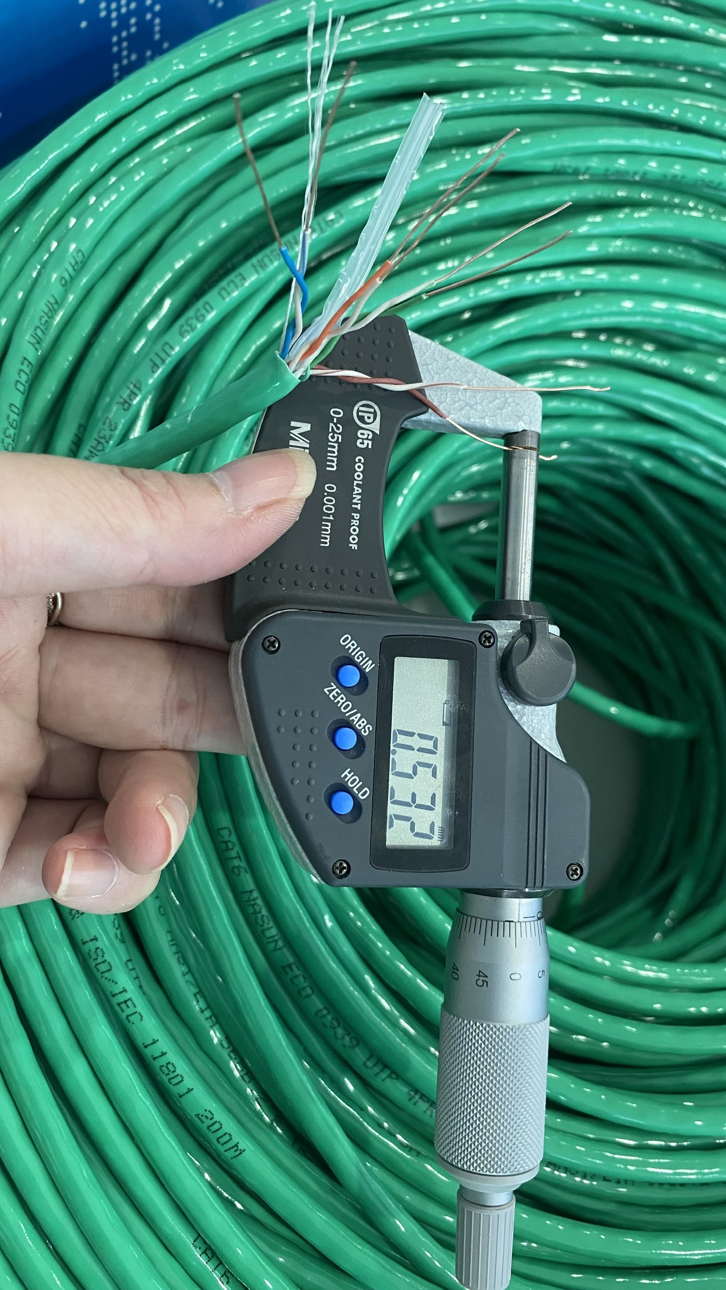 (Cuộn 305m). Dây mạng Cat6 Nasun ECO 0939