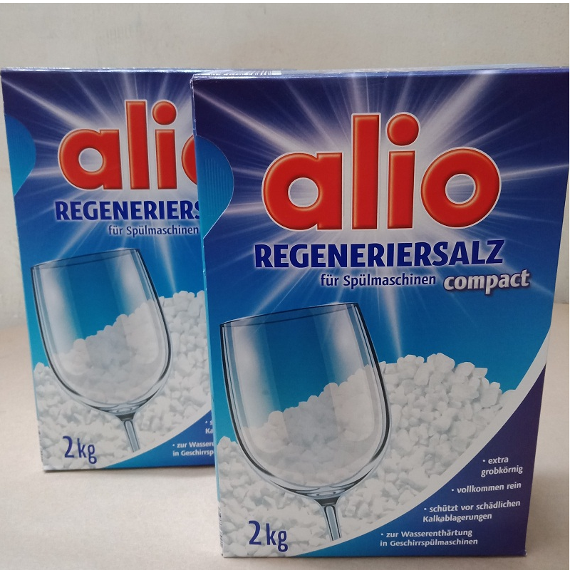Muối rửa bát alio 2kg mẫu mới 2020