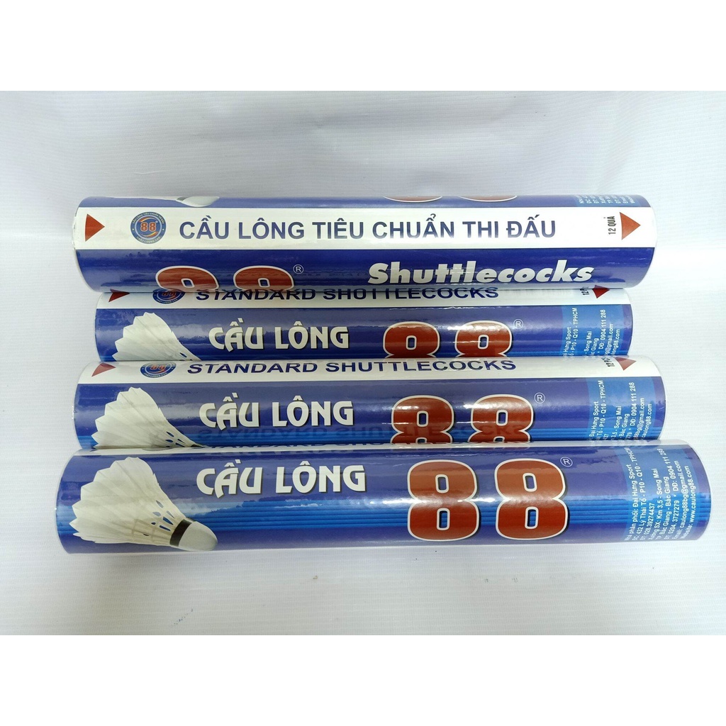 Quả cầu lông 88 ( 12 trái ) Ống cầu lông 88