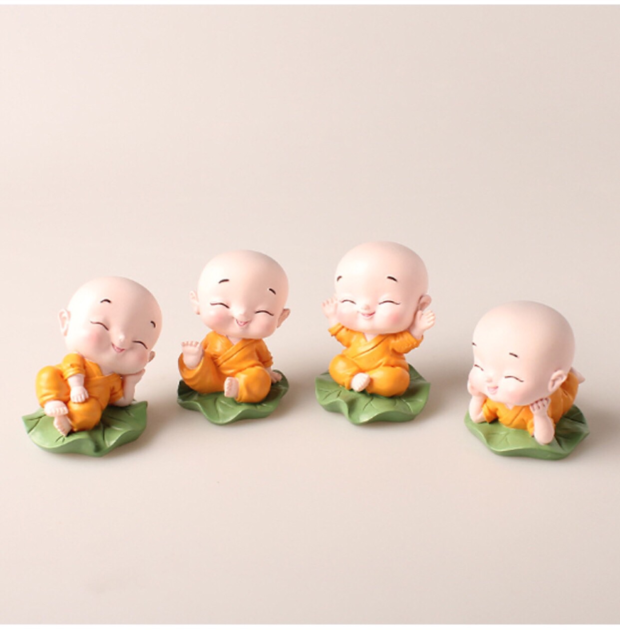 [HCM]bộ 4 chú tiểu lá sen