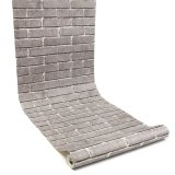 0.53x 9.5m Decor Brick 3D Wallpaper Brick Sticker Color Grey - intl
