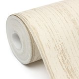 0.53x10M Vintage Wood Panel Wallpaper Decorative Three Layers Cover Rolls Sheet light coffee - intl