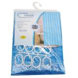 1.8*1.8m Waterproof 3D Thickened Bathroom Bath Shower Curtain Blue - Intl