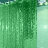 1.8x1.8 m Chống Nước 3D Dày Phòng Tắm Tắm Màn Xanh