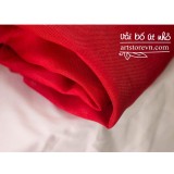 1 mét vải bố linen màu đỏ (Khổ 1m5)