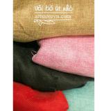 1 mét vải bố linen màu đỏ (Khổ 1m5)