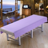 1 Mảnh Khăn Trải Giường Kẻ Sọc 100% Cotton, Khăn Trải Bàn Cotton Dành Cho Salon Làm Đẹp, SPA 120X200 cm-Quốc Tế