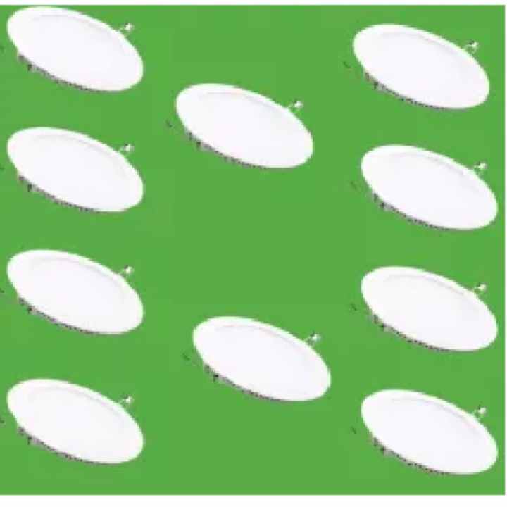 10 đèn led âm trần siêu mỏng tròn 12w (ánh sáng trắng )