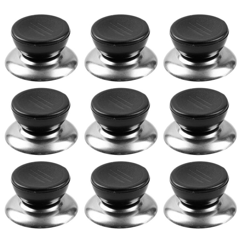 Giá bán 10 cái Đa Năng Thay Thế Nắp Nồi Nắp Núm Vặn Tay Cầm Bếp Nồi Thay Thế Chảo Nồi Tay Cầm Nắp Kẹp Núm Nắp- quốc tế